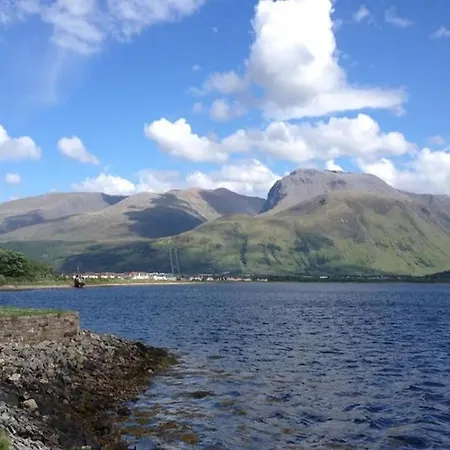 Caledonian Canal Floor Flat, View Of Ben Nevis *